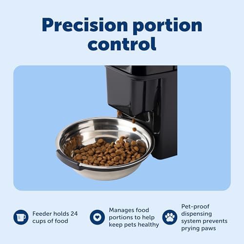 Programmable pet feeder with slow feed mode — photo 4