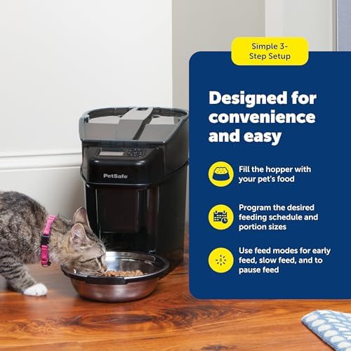 Programmable pet feeder with slow feed mode — photo 5