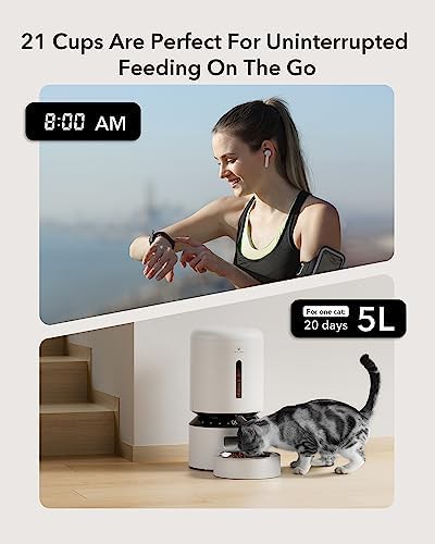 White 5L basic button type feeder — photo 3