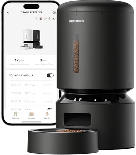 Granary black 5L wifi pet feeder