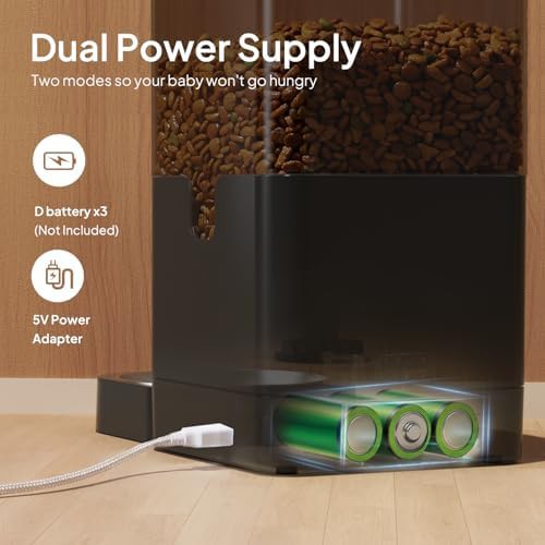 Timed dry food dispenser with voice recorder — photo 5