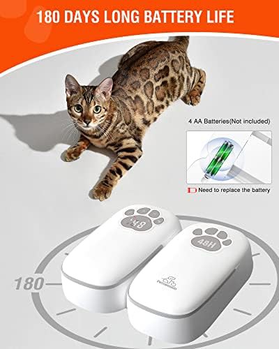 Dual bowl timed wet food feeder — photo 3