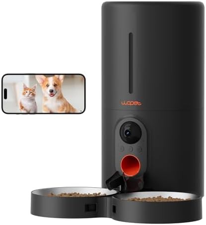 HD video pet feeder with storage
