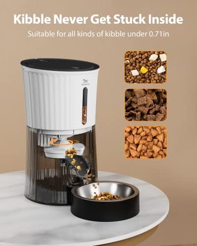 Rechargeable programmable pet food dispenser — photo 4