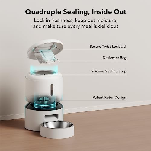 White granary 3L WiFi automatic feeder — photo 5