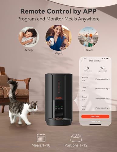 Black five liter WiFi voice feeder — photo 3