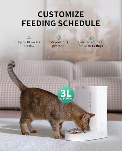 Black automatic feeder with triple fresh lock — photo 3