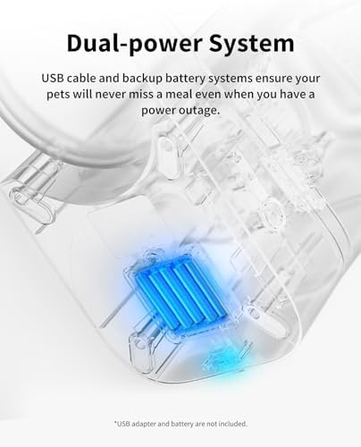 Black automatic feeder with triple fresh lock — photo 5