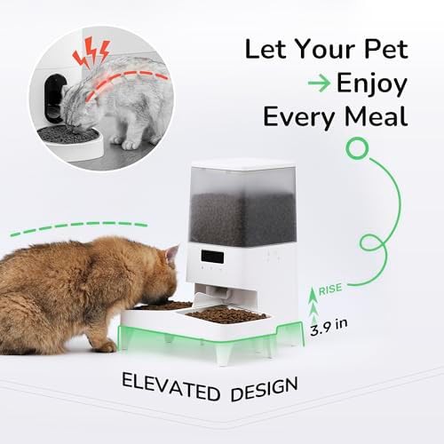 Automatic feeder with elevated bowls and wifi — photo 3