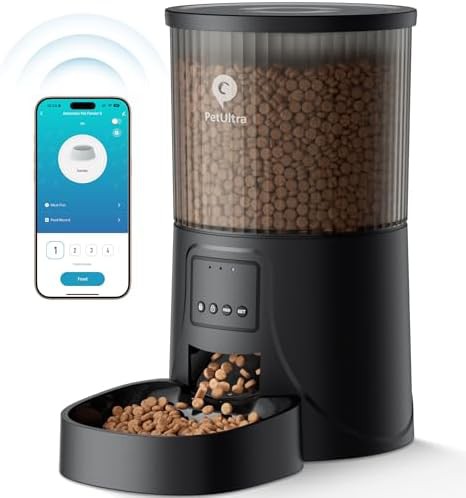 WiFi enabled smart cat food dispenser