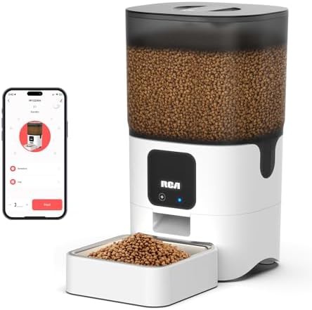 Six liter app controlled food dispenser