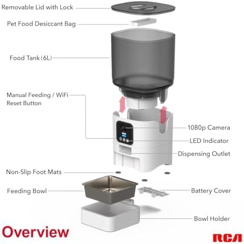 WiFi pet feeder with motion detection camera — photo 5