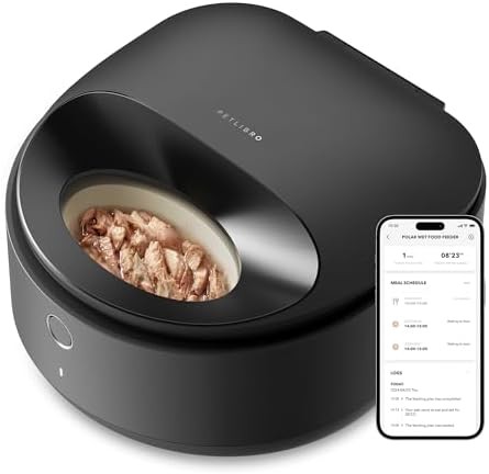 Refrigerated three meal wet food dispenser