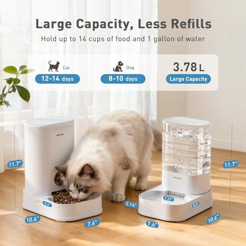 Gravity pet feeder and waterer set — photo 5