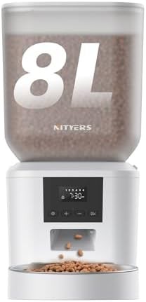 Eight liter timed food dispenser