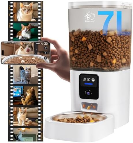 High resolution 2K camera WiFi pet feeder