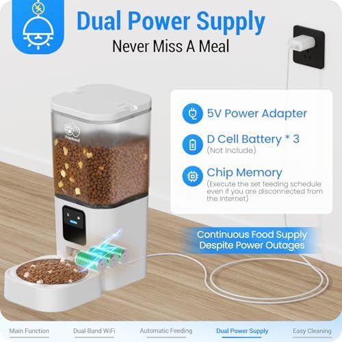 Smart app controlled 7 liter pet food dispenser — photo 5