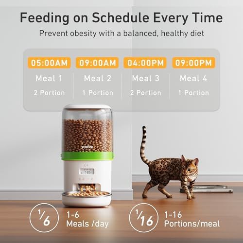 Timed dry food dispenser with four liter tank — photo 3