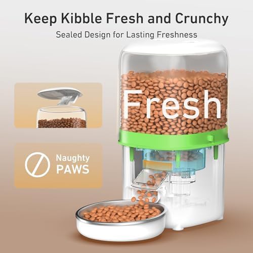 Timed dry food dispenser with four liter tank — photo 5