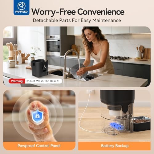 Six liter black wifi pet feeder — photo 4