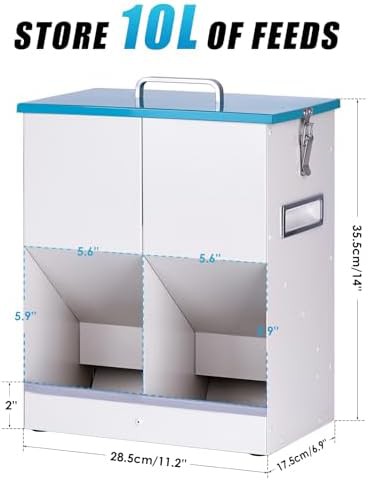 Large ten liter outdoor gravity feeder — photo 4