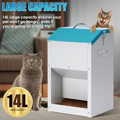 Large fourteen liter outdoor gravity feeder — photo 4