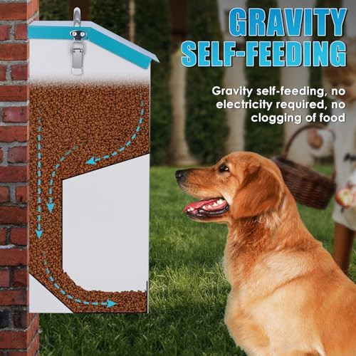 Large fourteen liter outdoor gravity feeder — photo 5