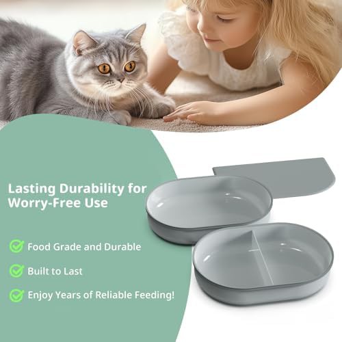 Grey bowl and mat accessory set — photo 5