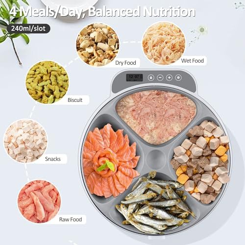Battery operated wet food pet feeder — photo 5