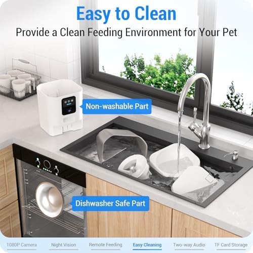 WiFi pet feeder with 1080p night vision camera — photo 5