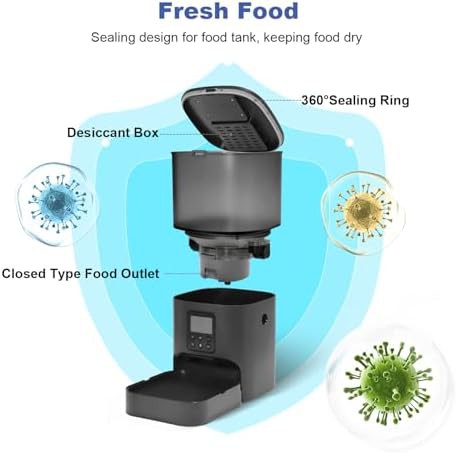 Four liter timed dry food dispenser — photo 3