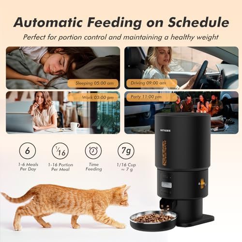 Anti clog five liter dry food dispenser — photo 3