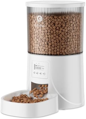 Programmable four liter dry food dispenser