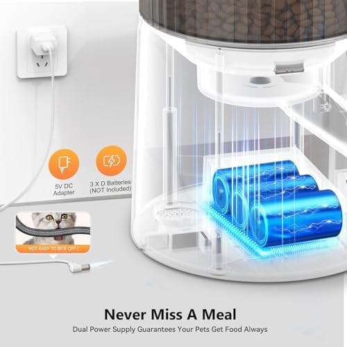 Programmable four liter dry food dispenser — photo 3