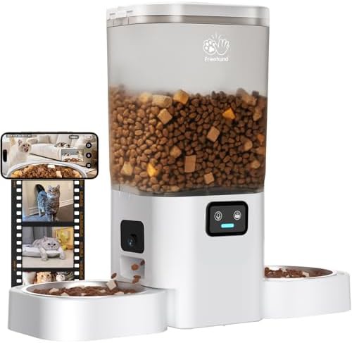 Stainless steel dual bowl feeder with two cameras