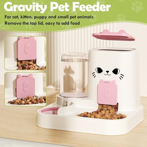 Pink gravity food and water set — photo 4