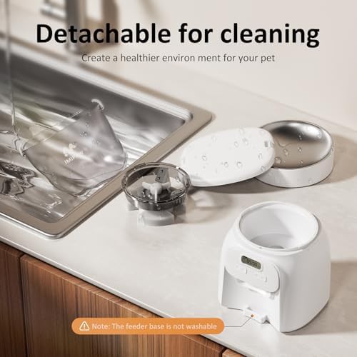 Indoor dual power automatic pet feeder — photo 5