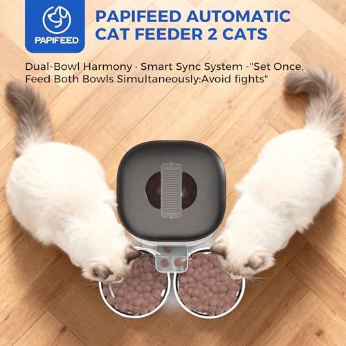Timed seven liter dual cat feeder — photo 3