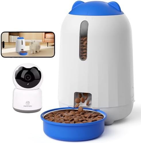 Three liter pan tilt camera feeder