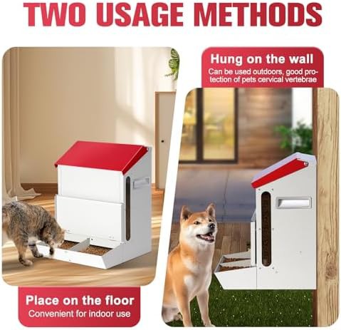 Large outdoor gravity feeder for two cats — photo 3