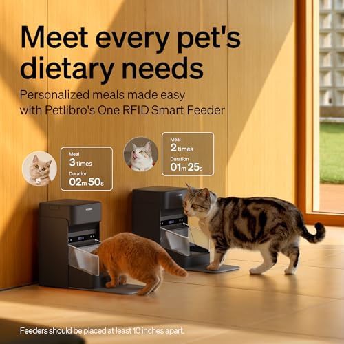 Two pack RFID cat feeders for multiple pets — photo 3
