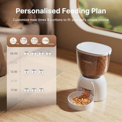 Timed dry food dispenser with wifi control — photo 4