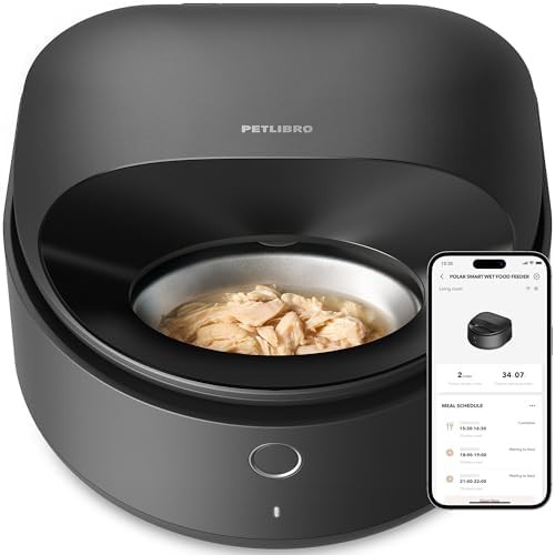 Three meal refrigerated wet food dispenser
