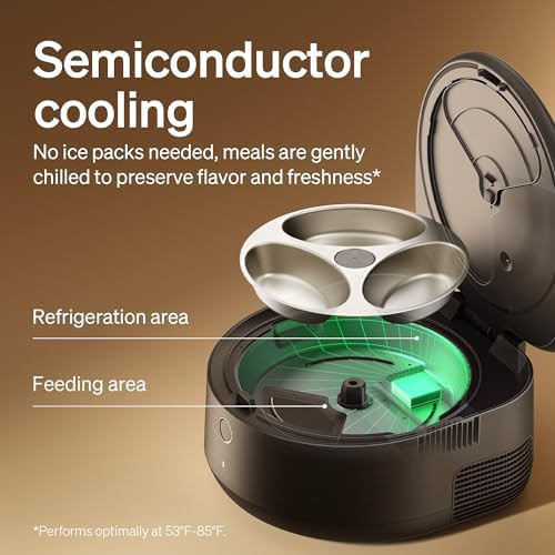 Three meal refrigerated wet food dispenser — photo 4