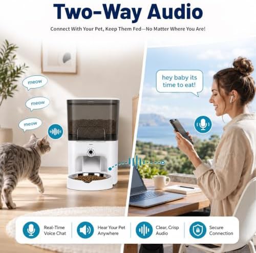 High definition camera smart pet feeder — photo 4