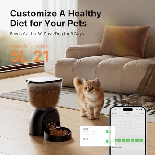 Indoor automatic cat feeder with wifi app — photo 5
