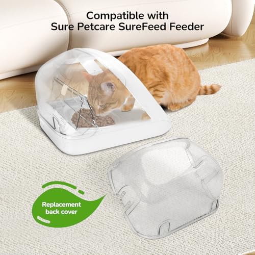 Rear cover for microchip pet feeder — photo 4