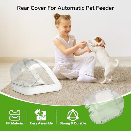Rear cover for microchip pet feeder — photo 5