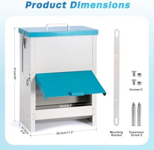 Ten liter outdoor gravity food dispenser — photo 4