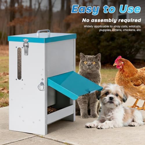 Ten liter outdoor gravity food dispenser — photo 5